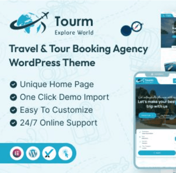 Tourm Theme WordPress