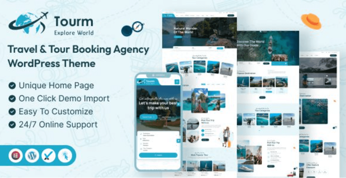 Tourm Theme WordPress