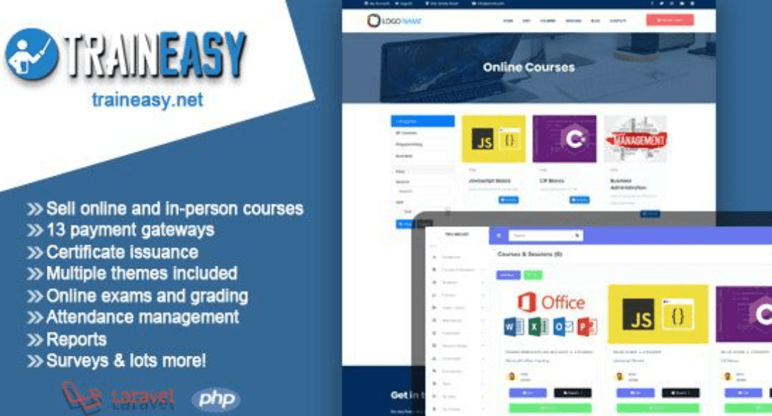 TrainEasy LMS PHP Scripts