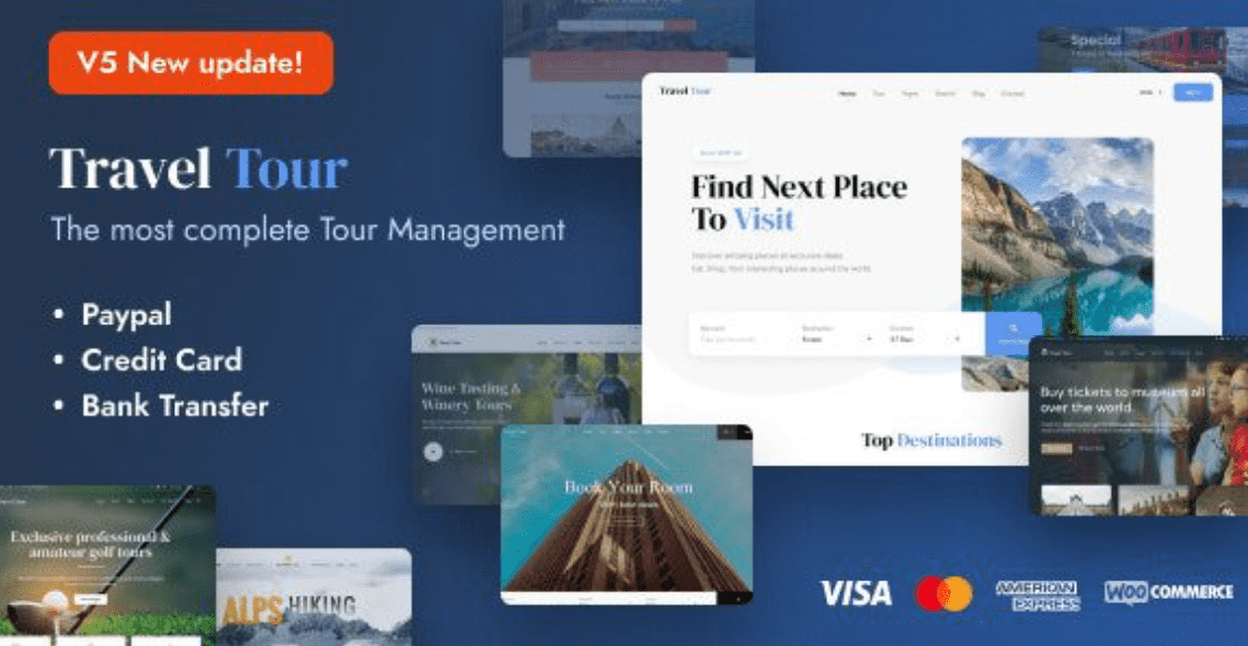 Travel Tour WordPress Theme