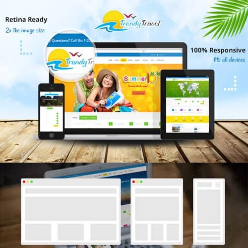 Trendy Travel Theme WordPress