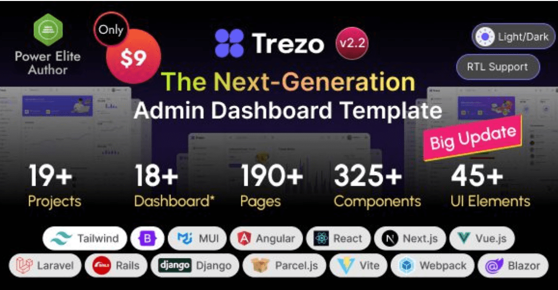 Trezo Admin Dashboard Template
