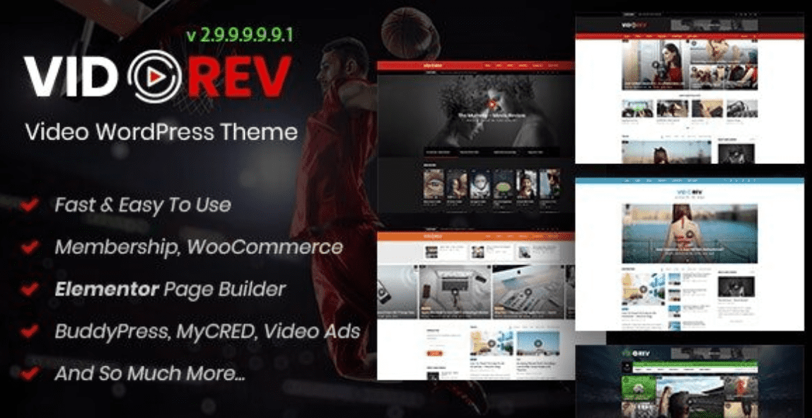 VidoRev Theme WordPress