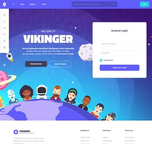 Vikinger Theme WordPress