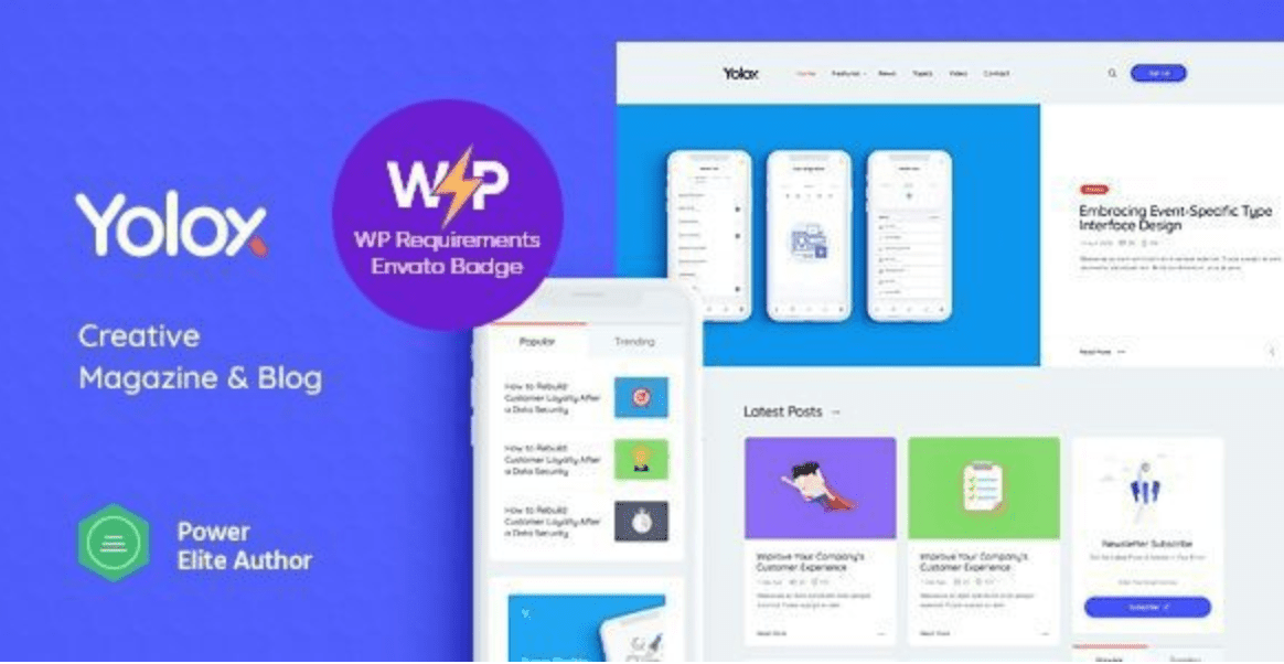 Yolox Theme WordPress