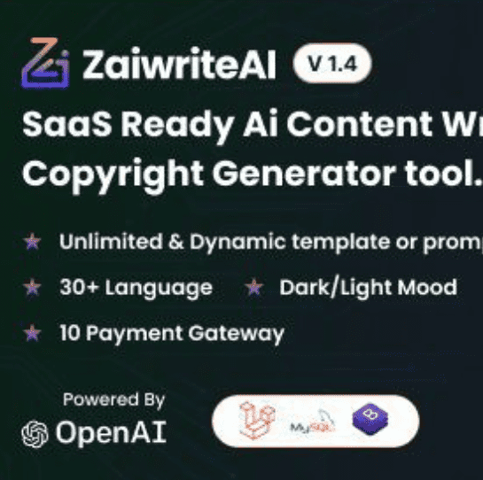 ZaiwriteAI PHP Scripts