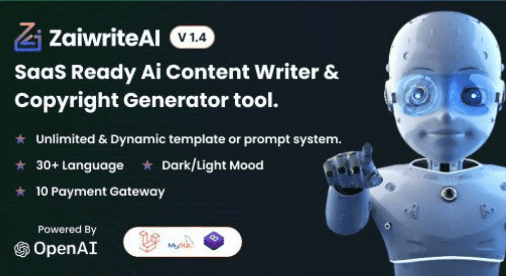 ZaiwriteAI PHP Scripts