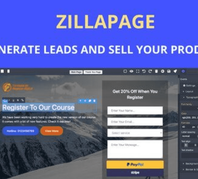 Zillapage PHP Scripts