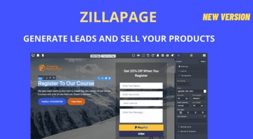 Zillapage PHP Scripts