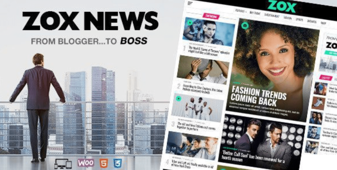 Zox News Theme WordPress