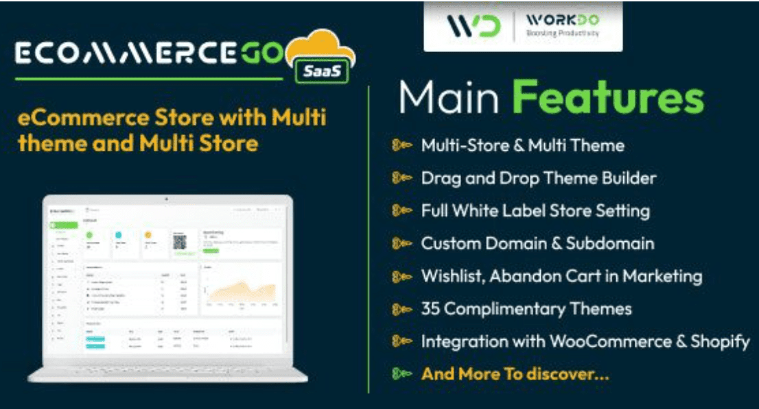 eCommerceGo SaaS Script