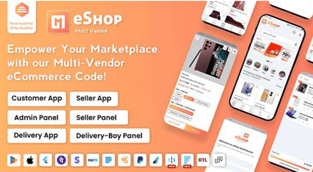 eShop Flutter App Features