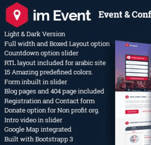 imEvent Theme WordPress