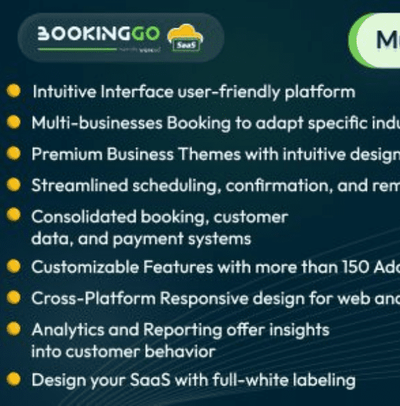 BookingGo SaaS PHP Scripts