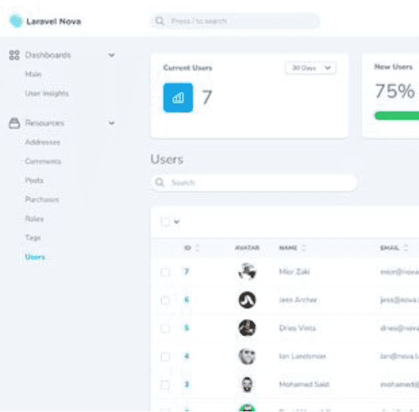 Laravel Nova PHP Scripts