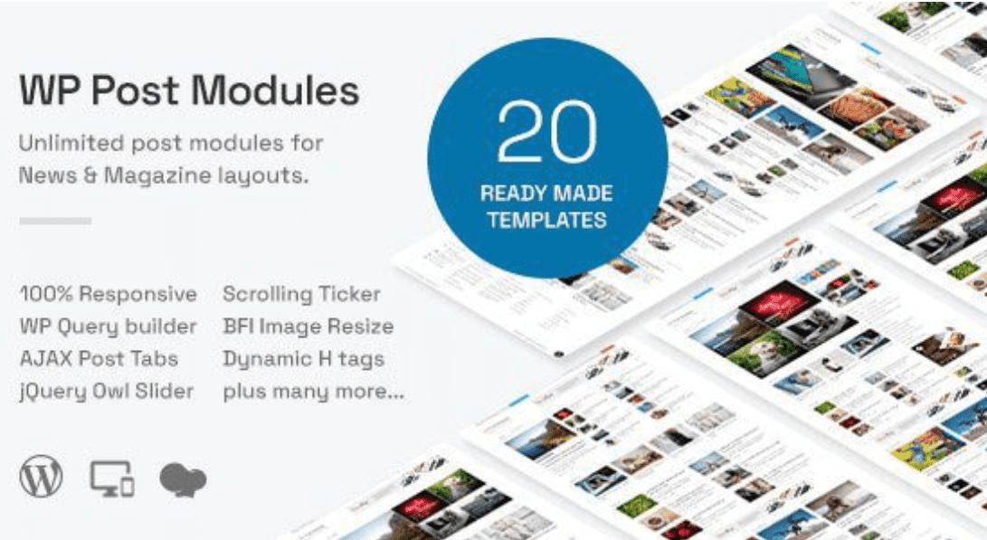 WP Post Modules for NewsPaper and Magazine