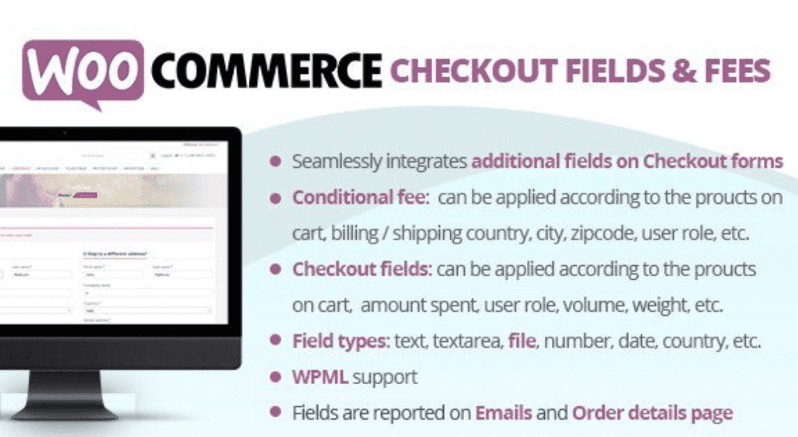 WooCommerce Checkout Fields & Fees