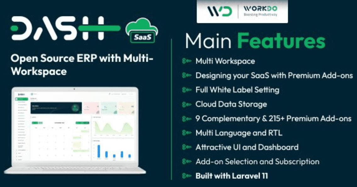 WorkDo Dash SaaS PHP Scripts
